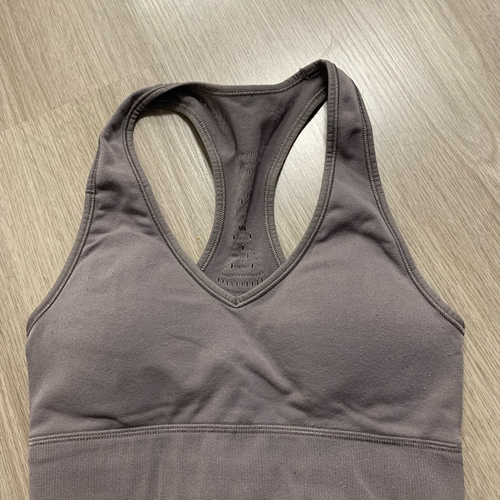 Lululemon Purple Mesh Back Bra- S - Picture 3 of 6